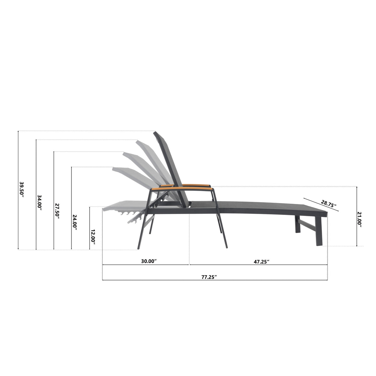 Oxton - Chaise Lounge