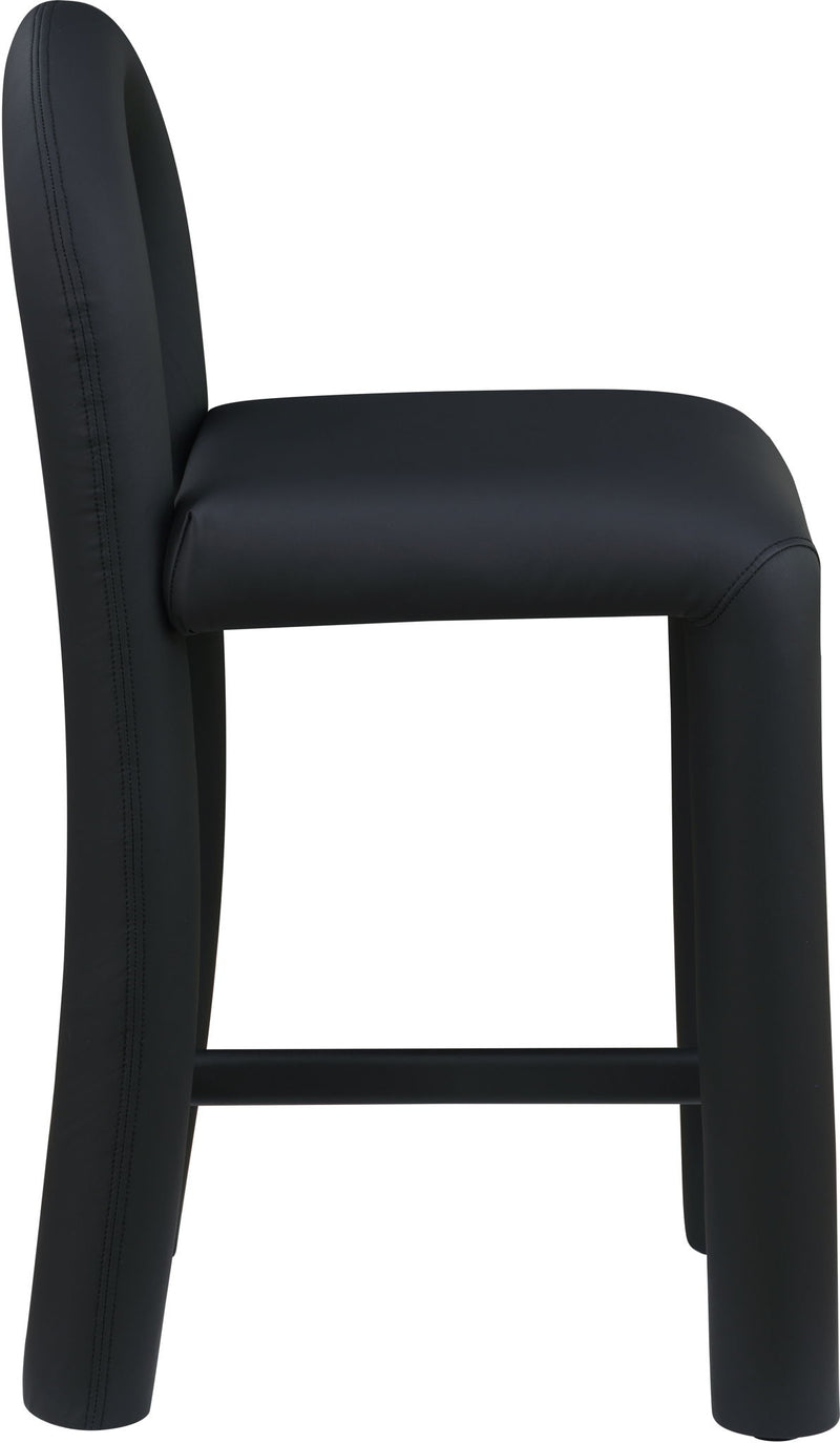 Amari - Faux Leather Stool