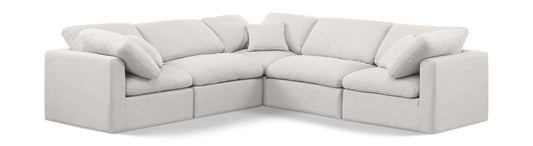 Indulge - Linen 5 Piece Modular Corner Sectional