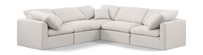 Indulge - Linen 5 Piece Modular Corner Sectional