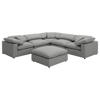 Coaster Furniture Raleigh Boucle Upholstered Modular Sectional