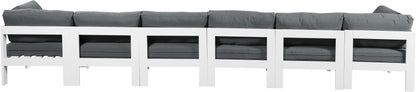 Nizuc - Outdoor Patio Modular Sofa With Frame - Grey