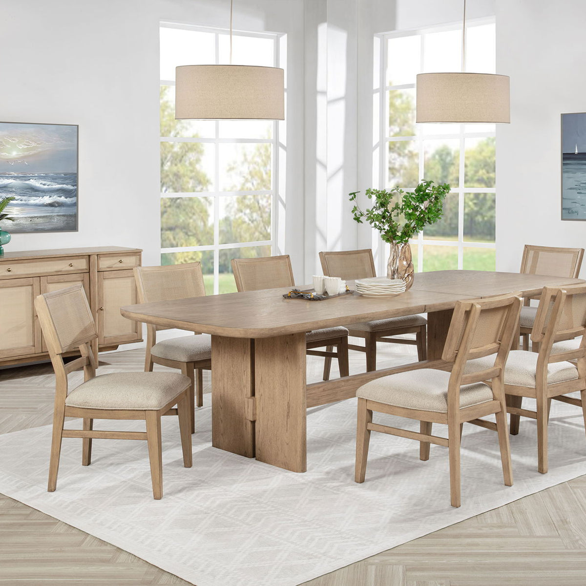 Kailani - Rectangular Wood Dining Table Set