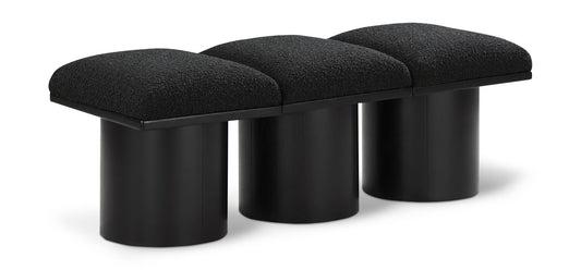 Pavilion - 3 Piece Modular Bench With Black Base