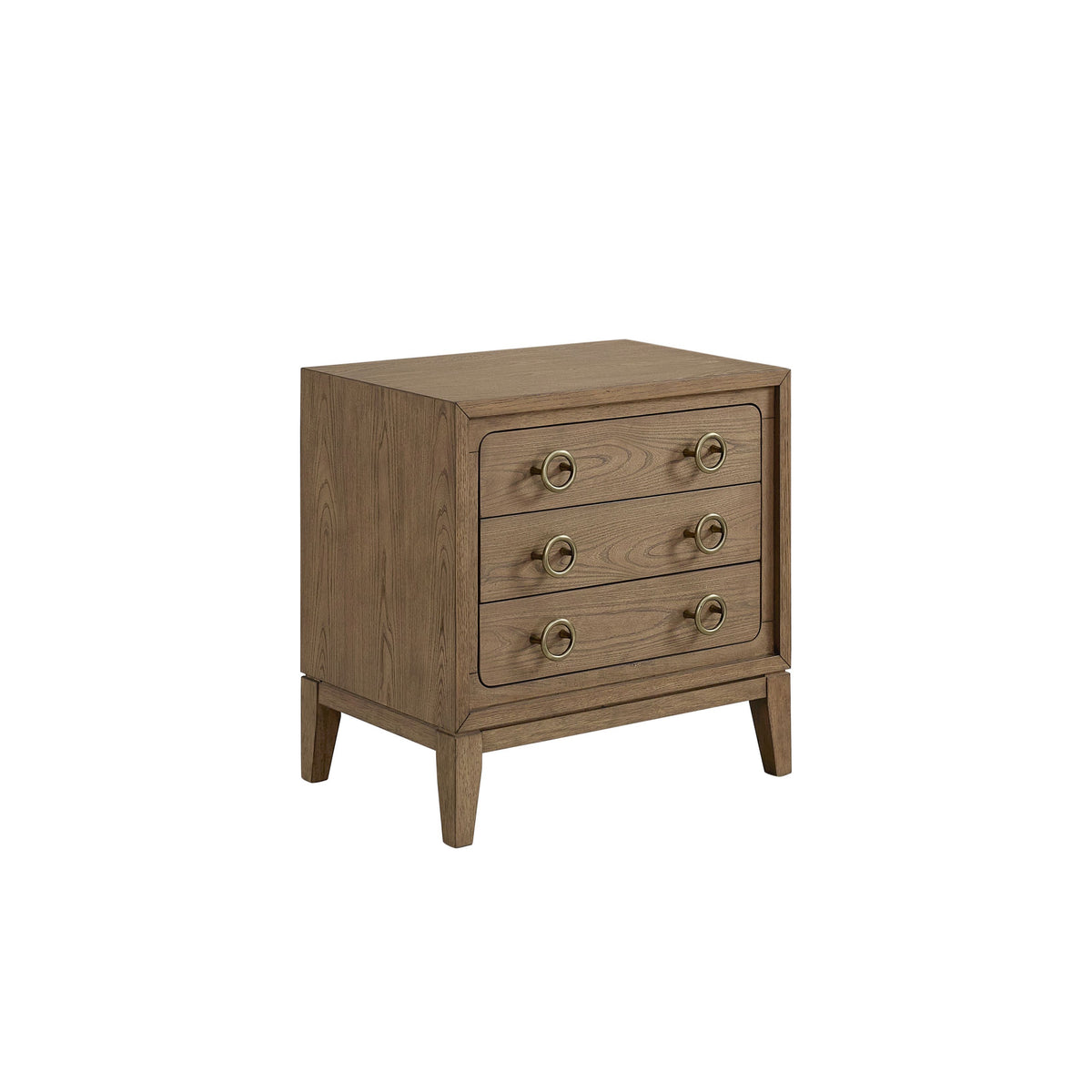 3 Drawer Nightstand With USB - Latte
