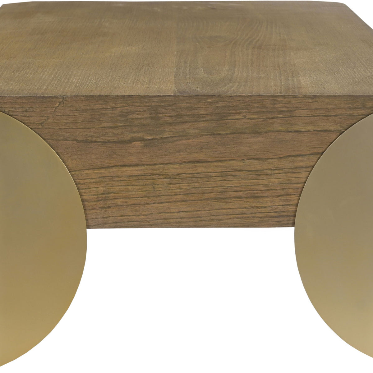 Cazari - Oak Wood And Iron Table