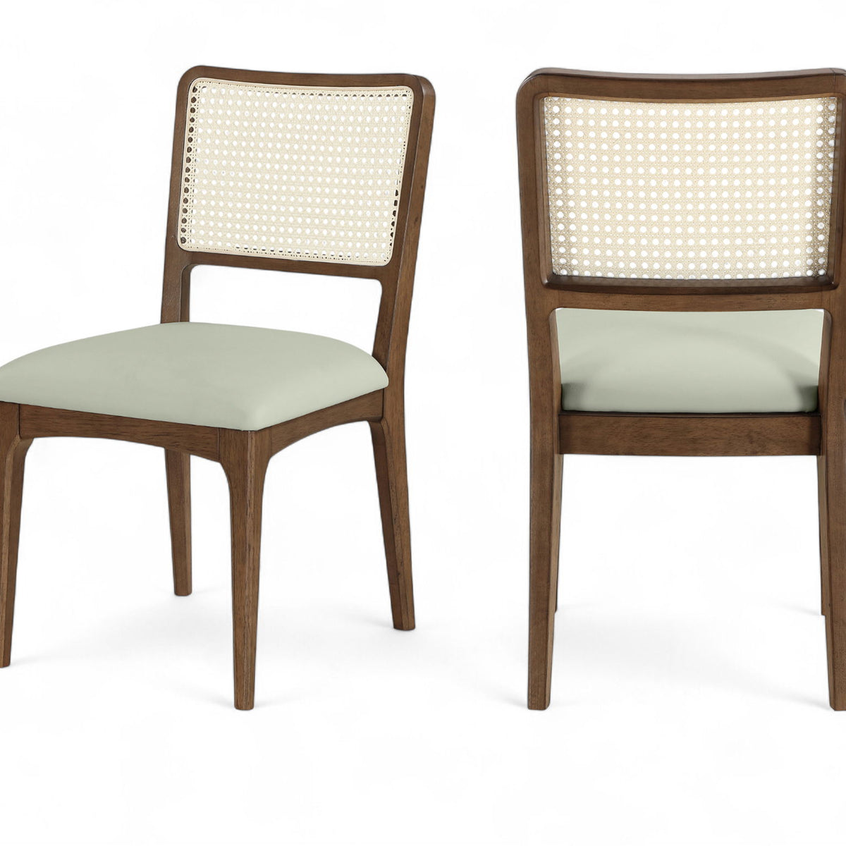 Atrium - Upholstered Seat Dining Chair With Brushed Brown Base (Set of 2)