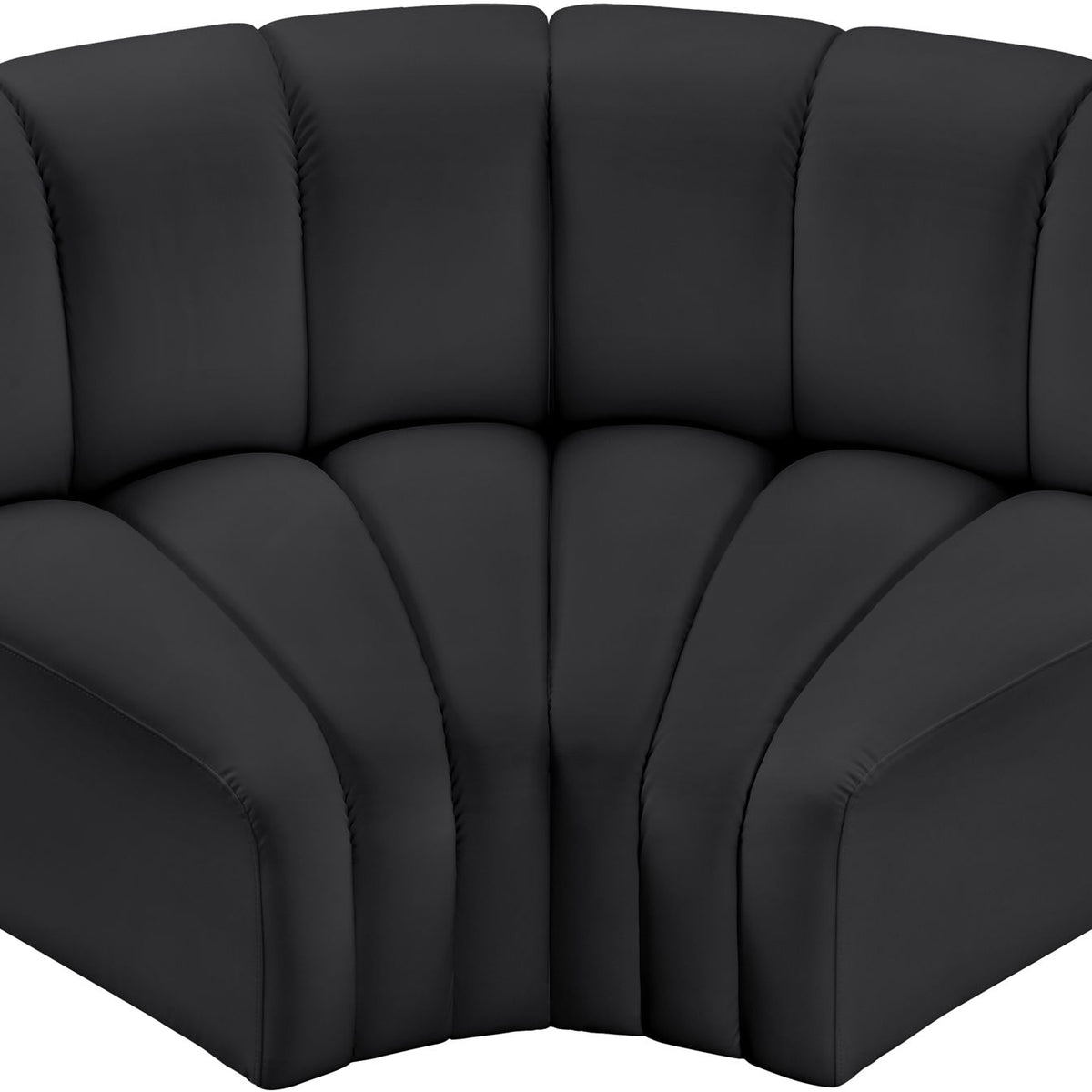 Arc - Faux Leather 2 Piece Modular Sofa