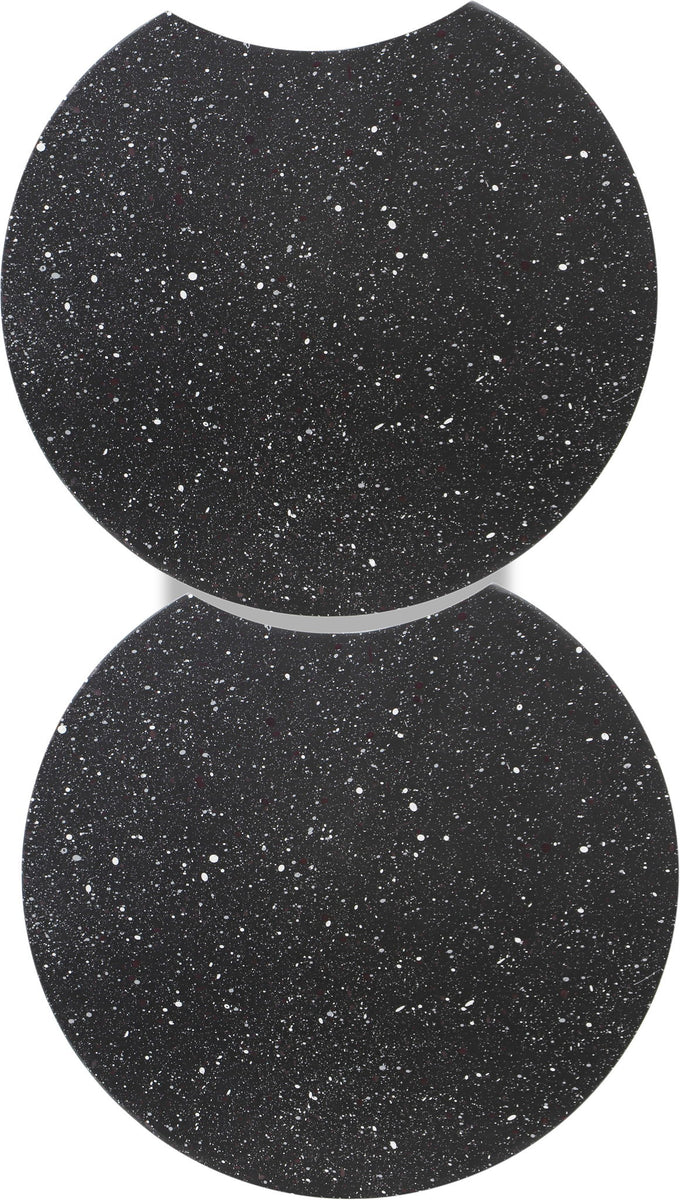 Dimple - 2 Piece Modular End Table - Terazzo Finish