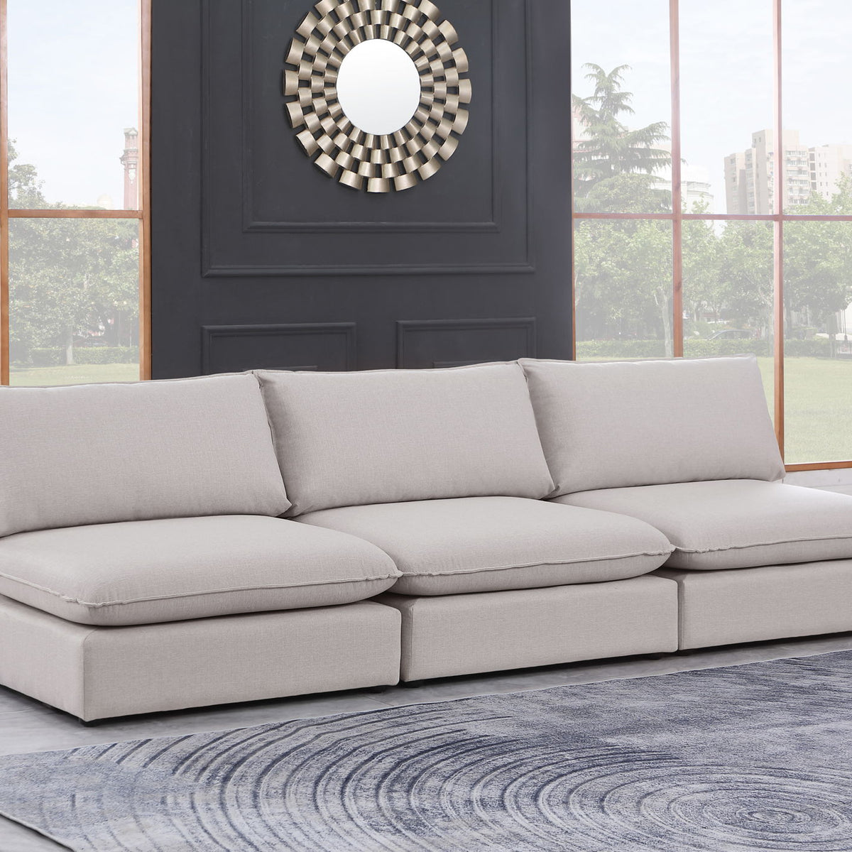 Mackenzie - Modular Sofa Armless - 3 Seats