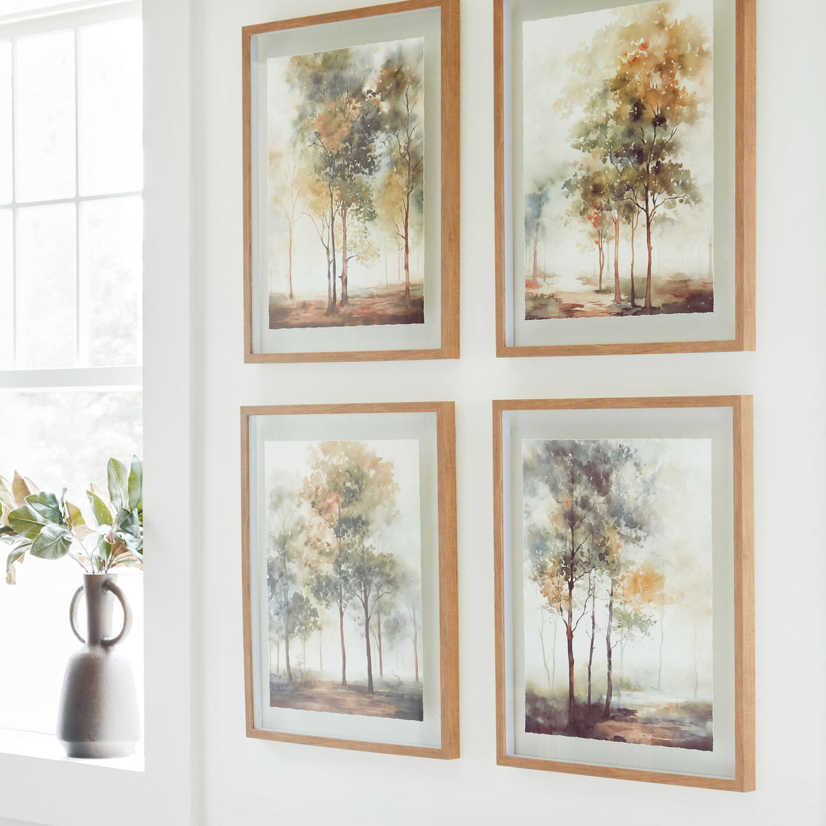 Bryneford - Multi - Wall Art Set (Set of 4)