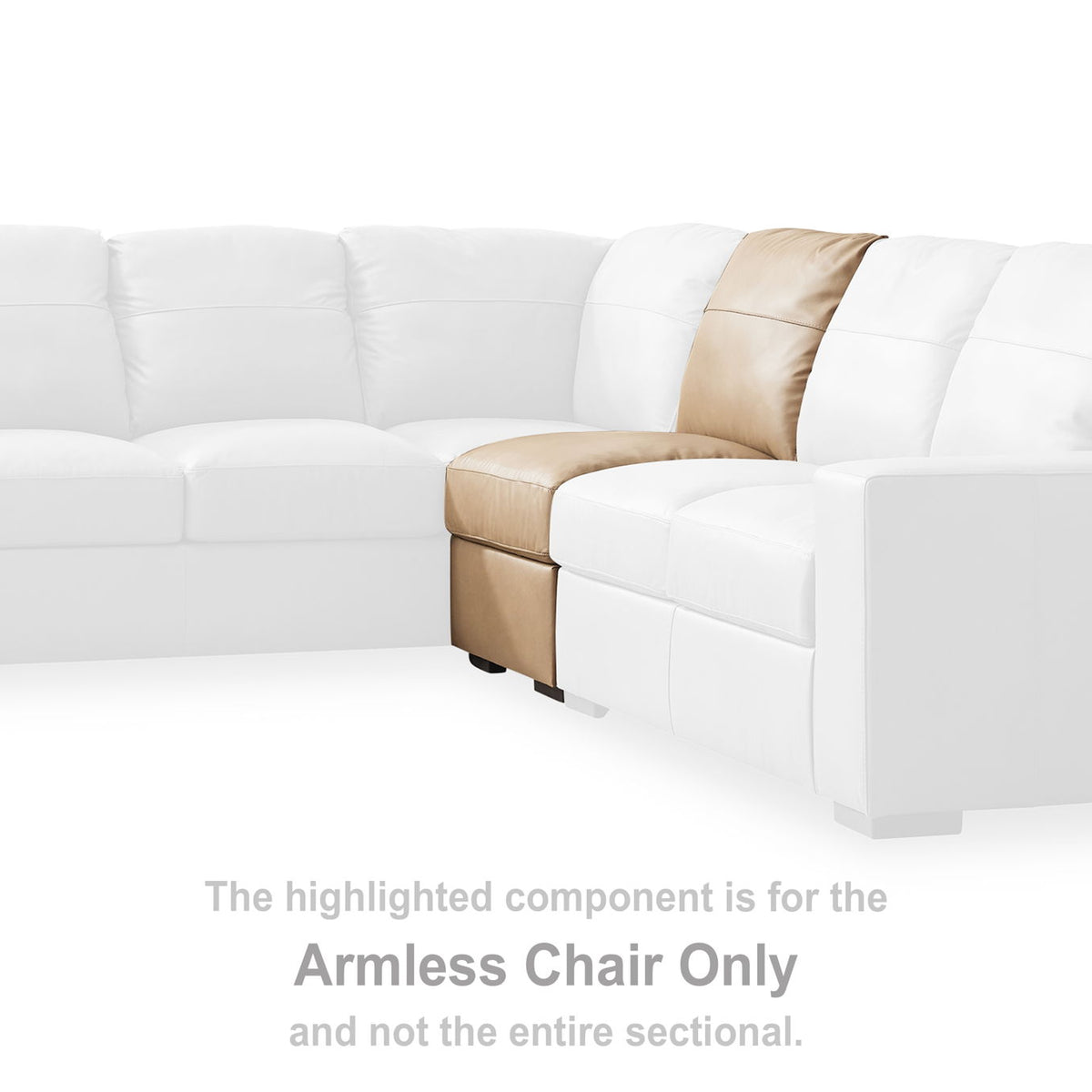 Bandon - Armless Chair - Toffee