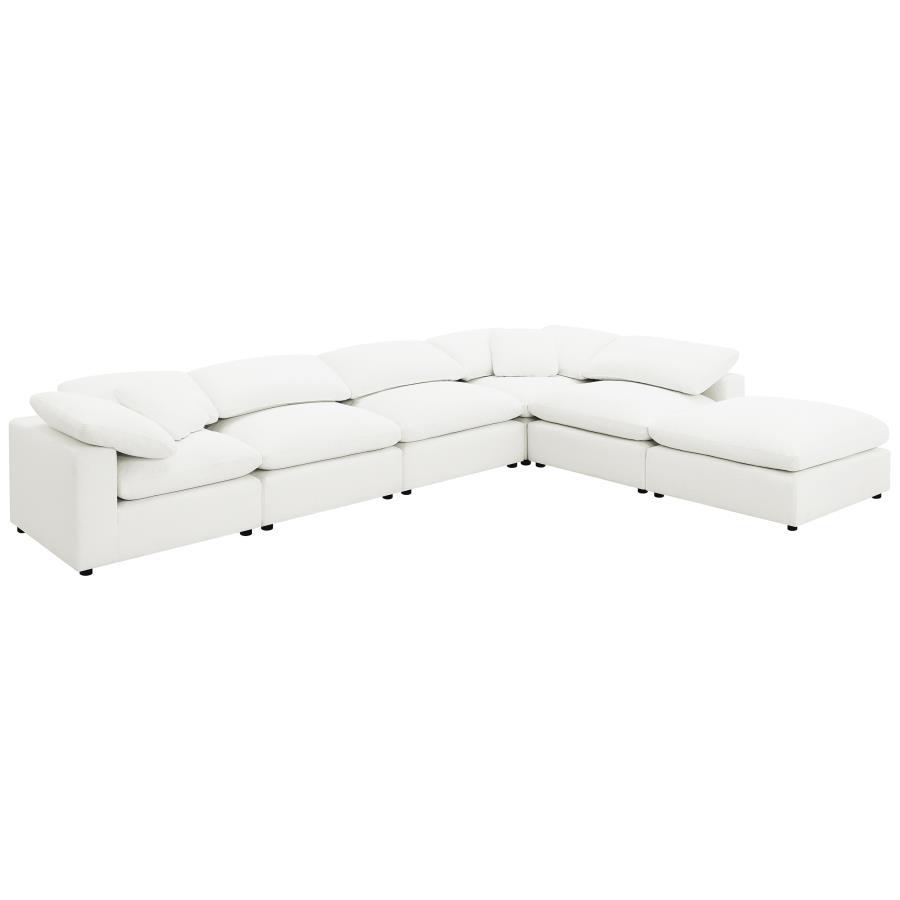 Coaster Furniture Raleigh Boucle Upholstered Modular Sectional