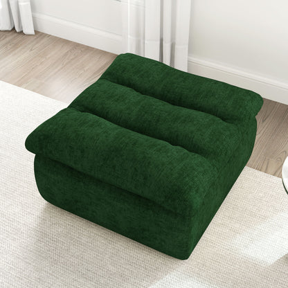 Modern Armless And Backless Lazy Floor Sofa Chair, Comfy Accent Bean Bag Couch