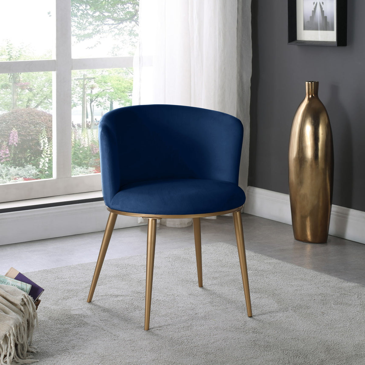 Skylar - Dining Chair with Gold Legs (Set of 2)