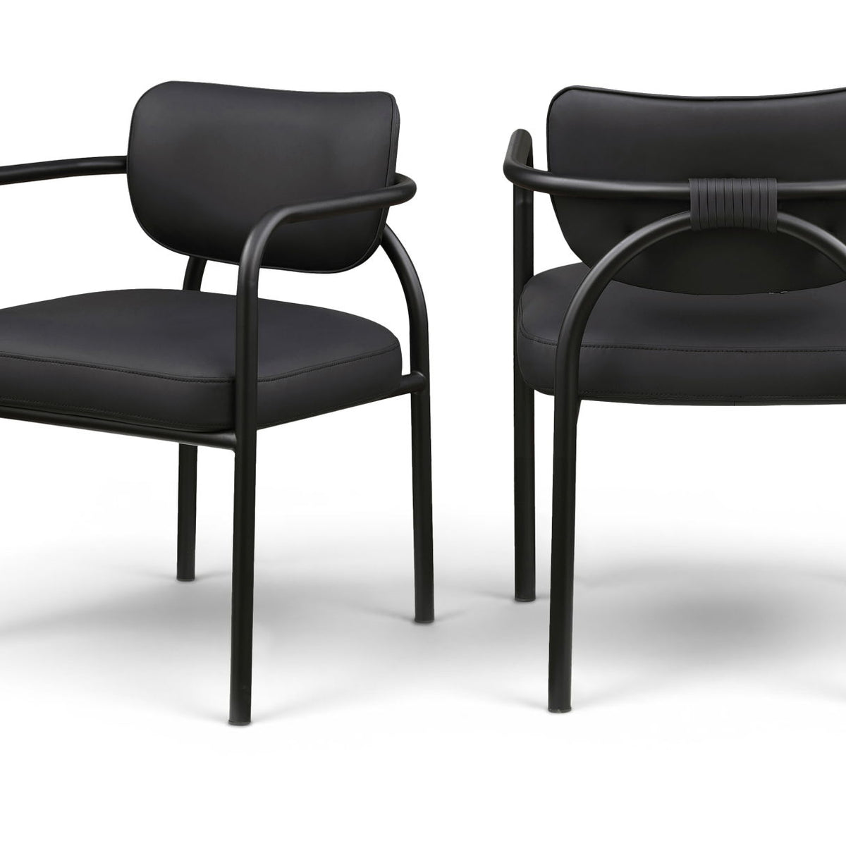 Serava - Vegan Leather Upholstered Dining Chair (Set of 2)