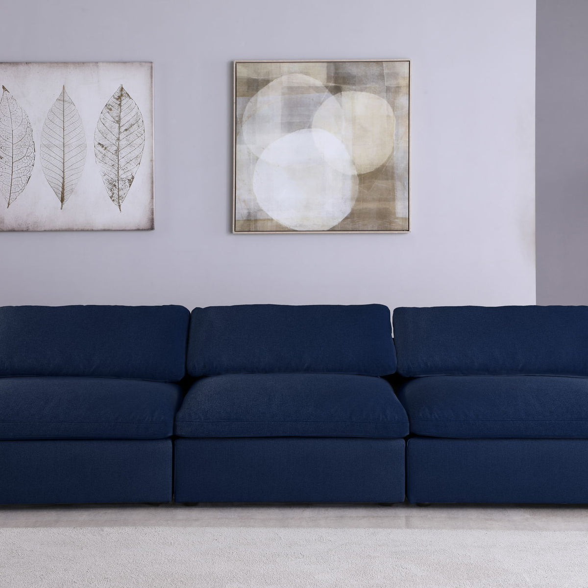 Serene - Modular Armless 3 Seat Sofa