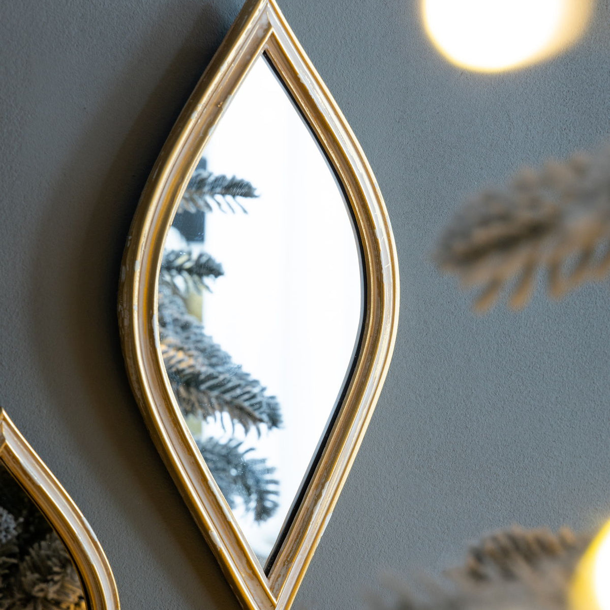 Small Decorative Mirror For Wall Decor, 2 Pieces Wall Accent