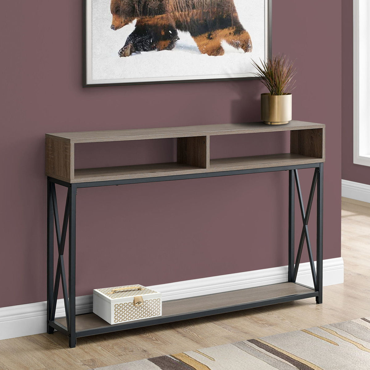 Accent Console Table For Entryway, Contemporary Design