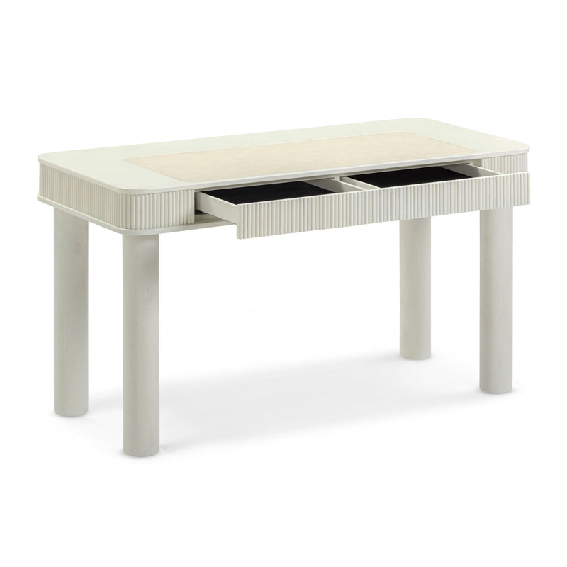 Sarah - Executive Work Desk - Cream