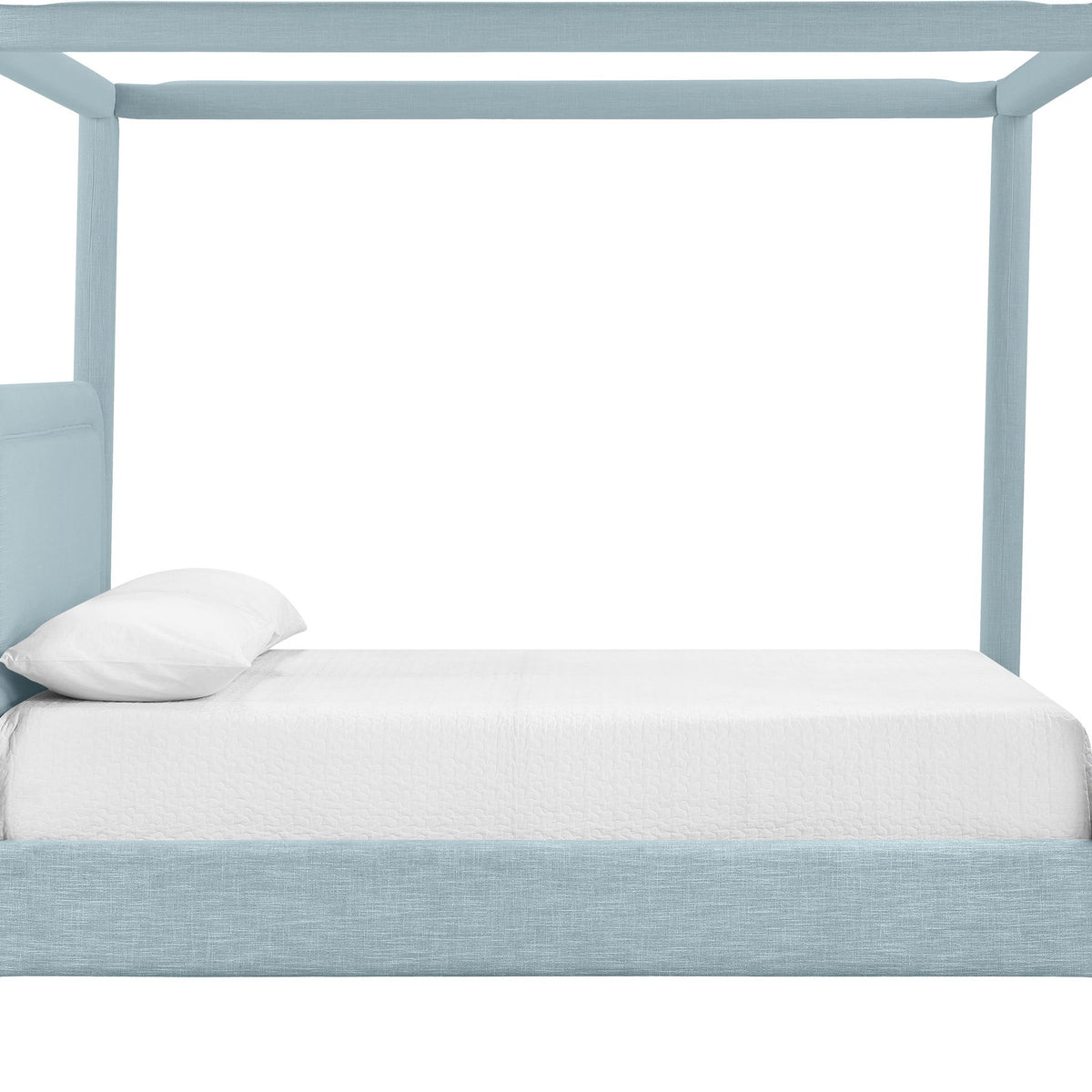 Salina - Linen Textured Fabric Upholstered Bed