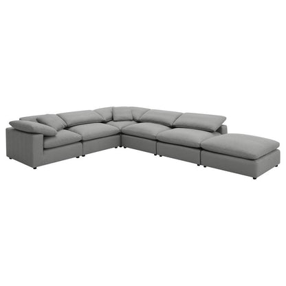 Coaster Furniture Raleigh Boucle Upholstered Modular Sectional