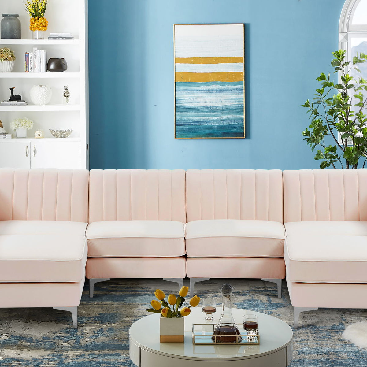 Alina - 6 Piece Modular U-Shaped Sectional