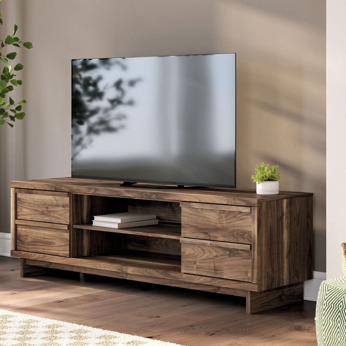 Zadilyn - TV Stand With Fireplace Option
