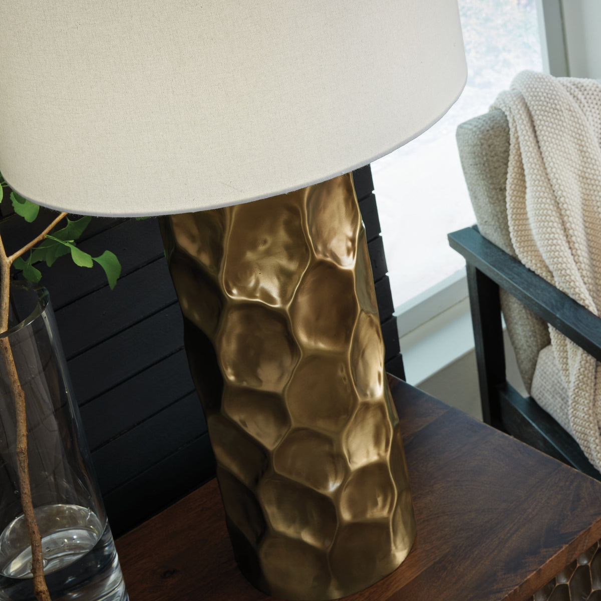 Marshawn - Gold Finish - Metal Table Lamp