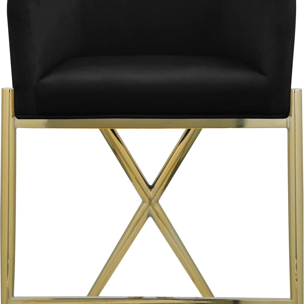 Xavier - Counter Stool with Gold Legs