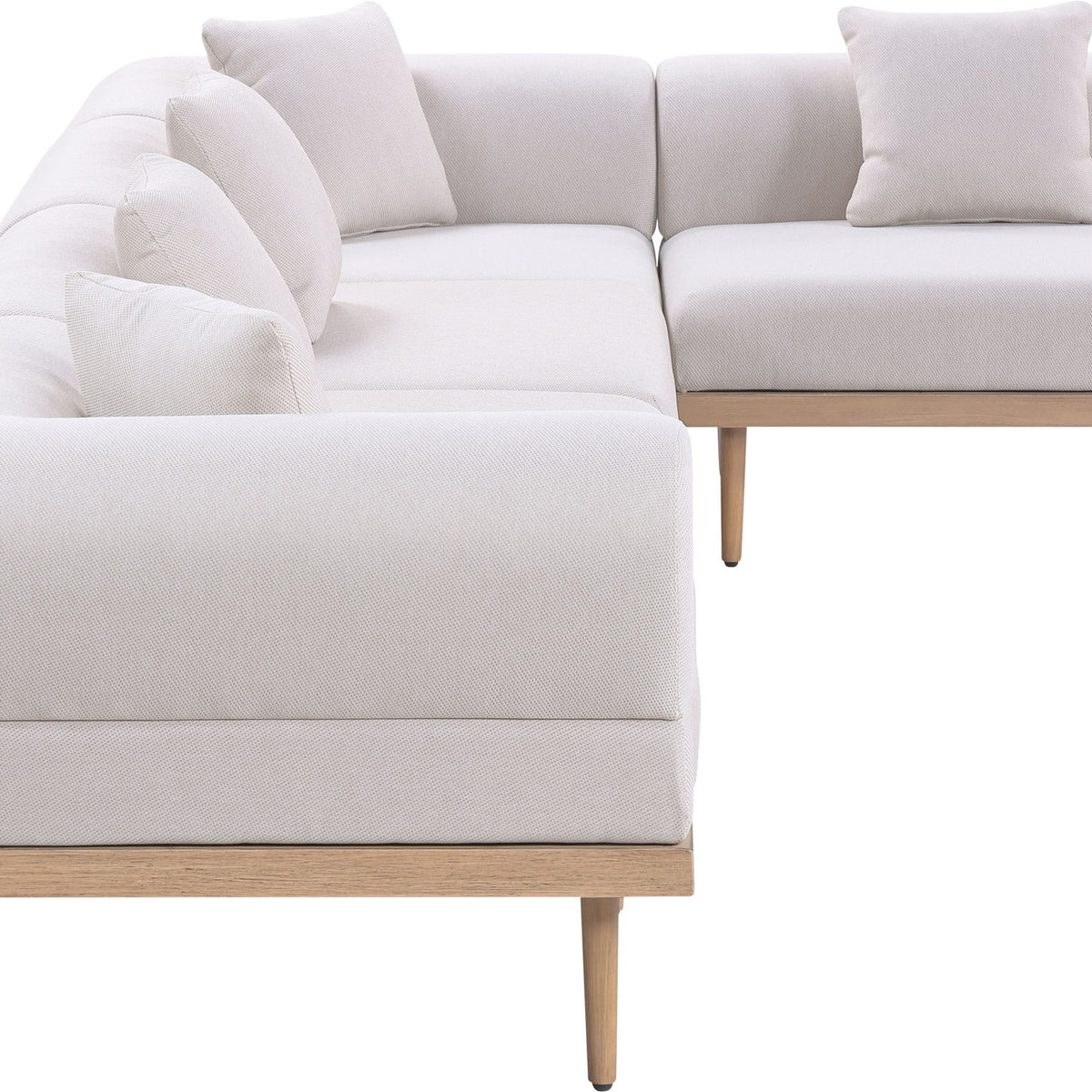 Laguna - 5 Piece 106.5" Upholstered Outdoor Patio Modular Sectional