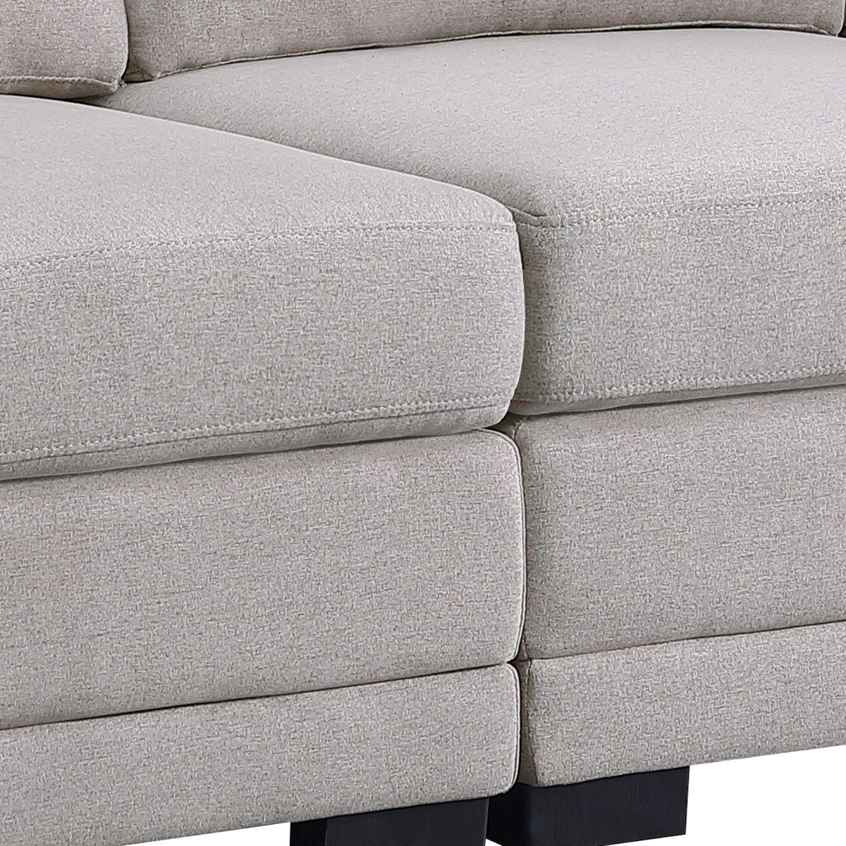 Kristin - Linen Fabric Reversible Sectional Sofa