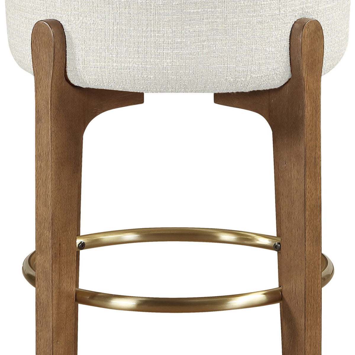 Torino - Backless Counter Stool With Brushed Brown Base (Set of 2)