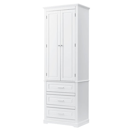 Storage Cabinet With 3 Drawers For Bathroom