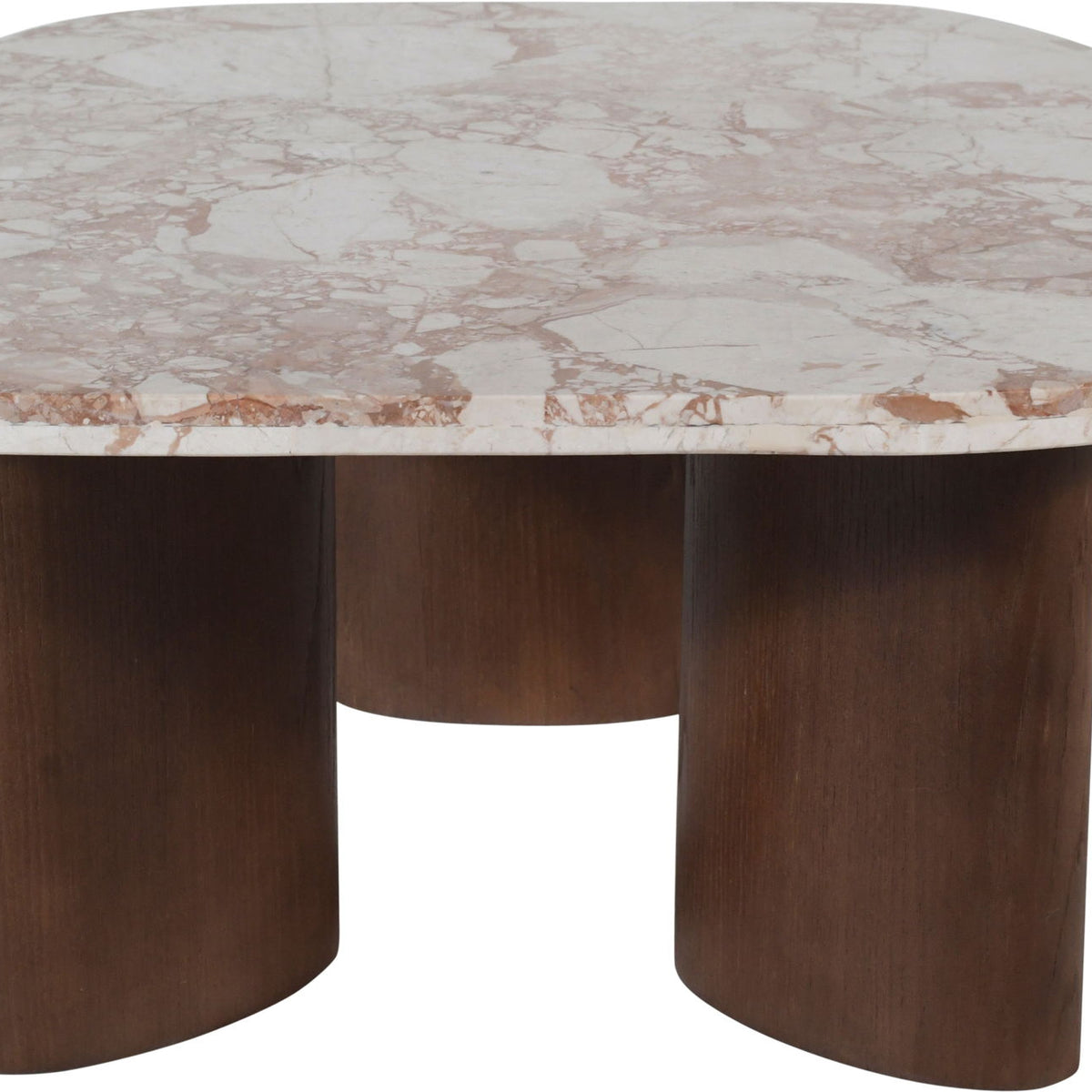 Puglia - Marble Top And Oak Wood Base Table