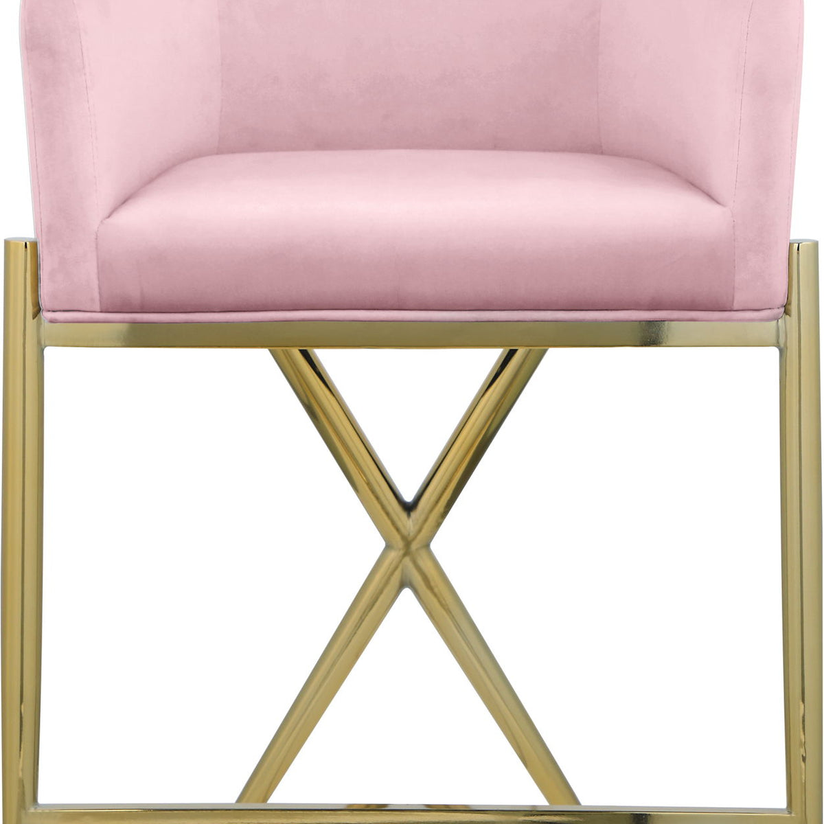Xavier - Counter Stool with Gold Legs