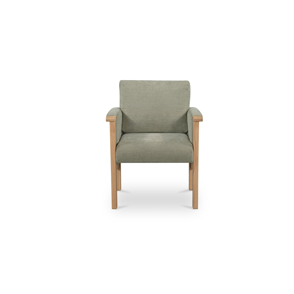 Bauer - Dining Chair - Sage Green / Light Brown