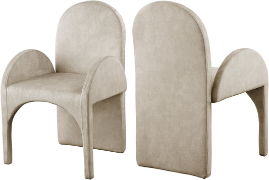 Summer - Dining Arm Chair (Set of 2) - Stone