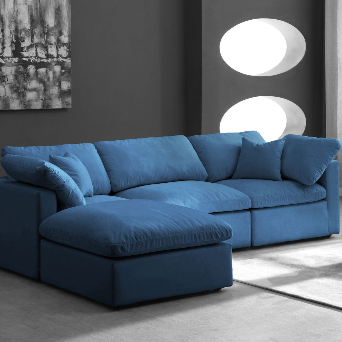 Plush - 4 Piece Modular Sectional