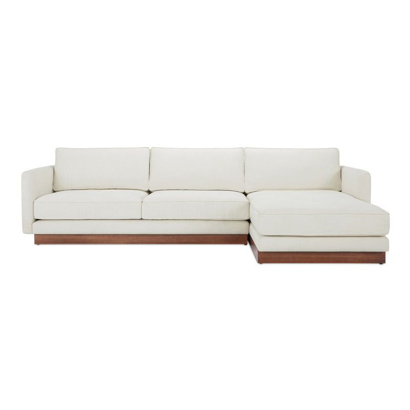 Vernon - Right Sectional - White