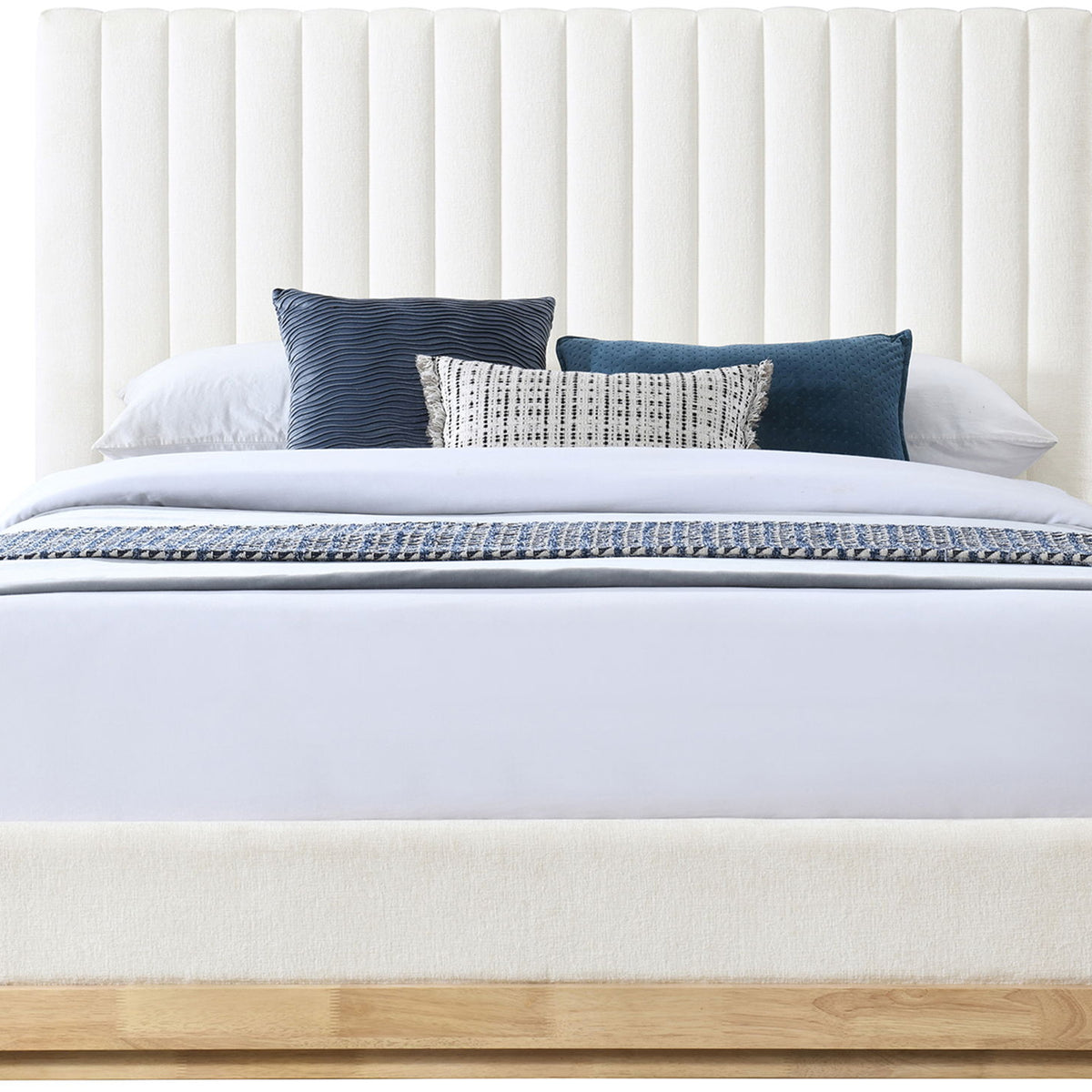 Emmet - Fabric Bed - Light Brown Base