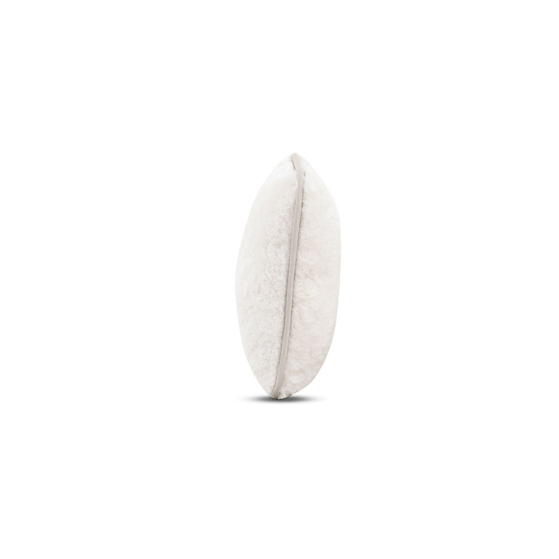 Carr - 25" Cushion - Faux Fur Cream