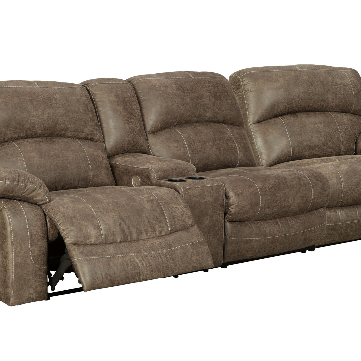 Segburg - Driftwood - 2-Piece Power Reclining Sectional