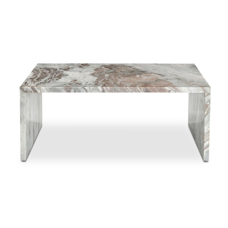 Rosa - Coffee Table Torrento Marble - Brown / Beige