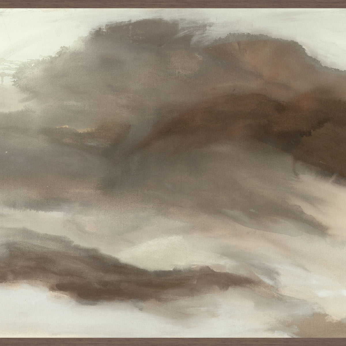 Filter - 48" x 72" Painting By Buddy Whitlock - Dark Gray