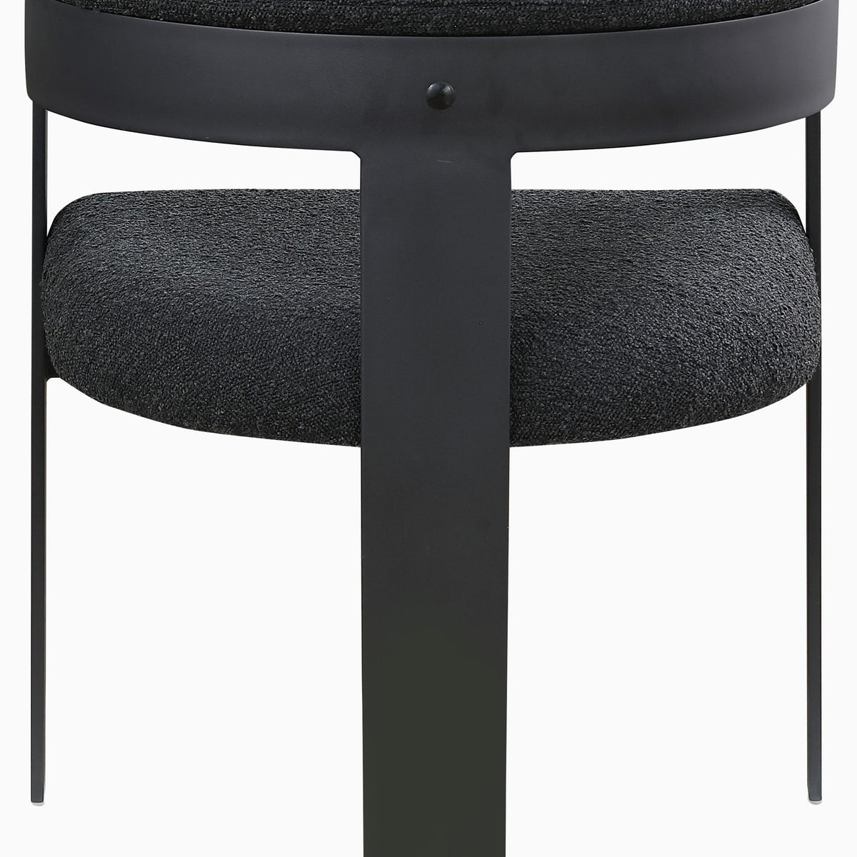 Romeo - Boucle Dining Chair With Black Base (Set of 2)