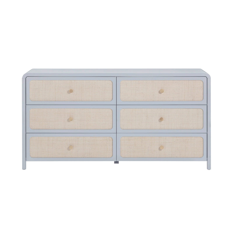 Patty - Rattan 6 Drawer Dresser