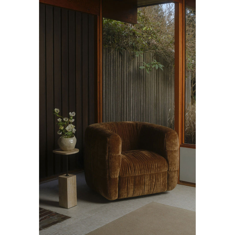 Robson - Swivel Chair - Toffee