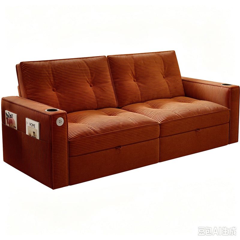 2 In 1 Convertible Sofa Bed For Living Rooms