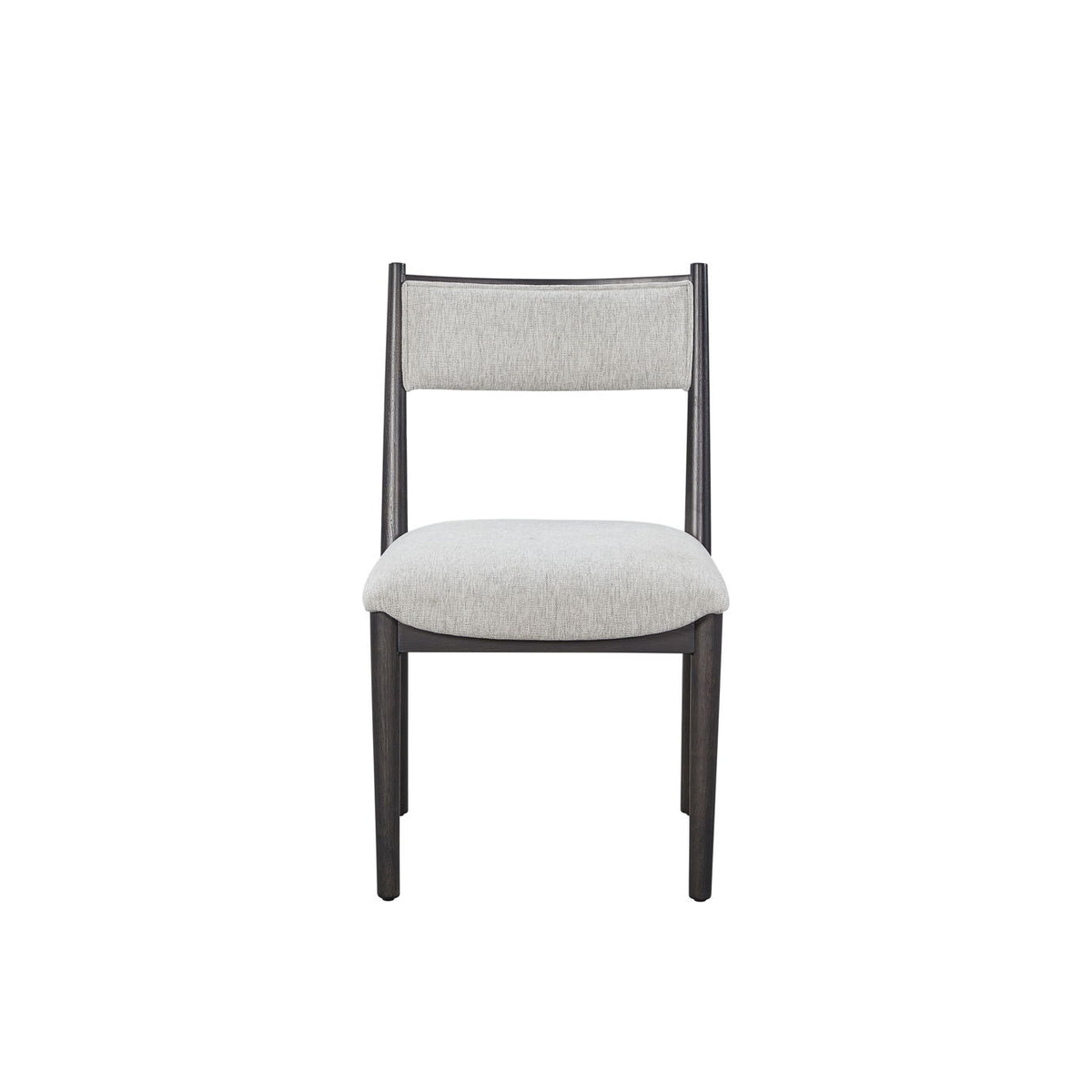 Comfortable Upholstery Cresent Chair (Set of 2) - Peppercorn